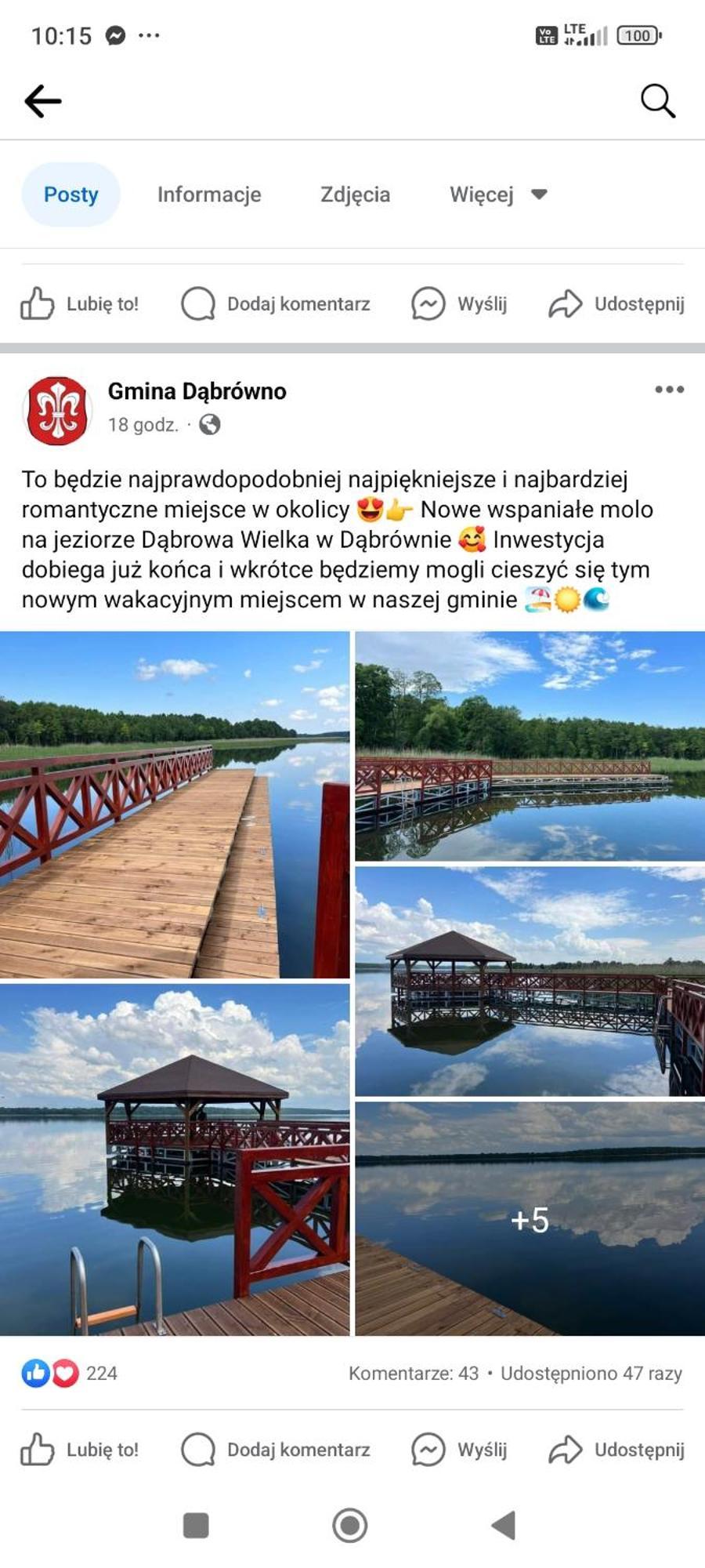 Domki Nad Jeziorem Dąbrówno 外观 照片